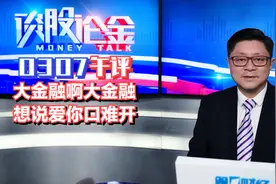 0307午评：大蓝筹啊大蓝筹，想说爱你口难开视频封面