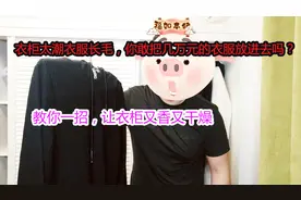 衣服放一年不发霉，老婆夸我防潮防霉工作做得好，而且衣柜还很香视频封面
