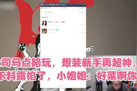 大司马点陪玩，想装新手再超神，不料露馅了，小姐姐：好菜啊你视频封面