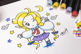 二分钟漫画教程，教你画出可爱的Q版女生