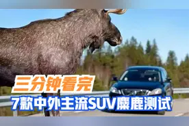 三分钟看完 7款中外主流SUV麋鹿测试视频封面