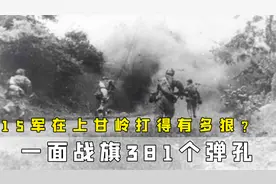 15军在上甘岭打得有多猛？一面战旗381个弹孔，收藏于军博视频封面