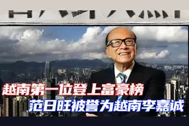 越南首富范日旺,房价+新兴产业,是下一个李嘉诚还是许家印？