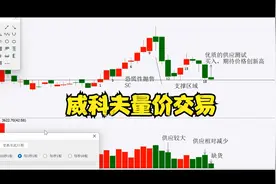 威科夫裸K交易法，在需求大的价格区域主力测试供应小的位置买入视频封面