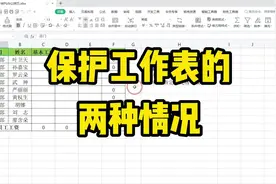 保护工作表最常见的两种情况，保护指定区域不被编辑和修改！视频封面