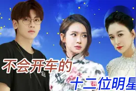 不会开车的十二位明星，刘烨没有驾照，豪车只能别人开视频封面