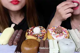 巧克力卷，甜甜圈，玛格南冰淇淋，奇巧视频封面
