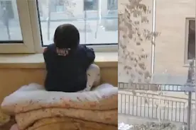 女娃每天准时趴窗台，爸爸走近一看懵了，网友：神操作啊！视频封面