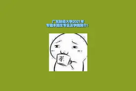 公办专插本学院（广东财经大学）2021年专插本招生专业及学院简介视频封面