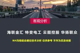海联金汇 特变电工 云图控股 华扬联众，均线结合缠论技术分析视频封面