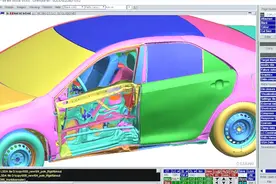 乘员保护-侧面柱碰撞试验【Oasys仿真实例】视频封面