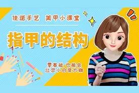 新手入门级美甲教程
指甲的结构及相关名词
佳诺手艺美甲小课堂