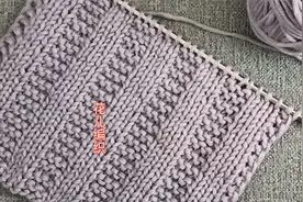 针法简单又不失漂亮的搓板针花样教程，编织爸妈毛衣都好看视频封面