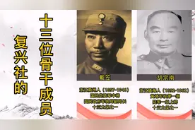 盘点中华民族复兴社的十三位骨干成员都是谁，戴笠是其中一员视频封面