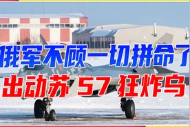 几十架军机接连被击落，俄军不顾一切拼命了，出动苏57狂炸乌克兰视频封面