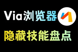 小而美的Via浏览器，这些技巧大部分都人不知道！！！
