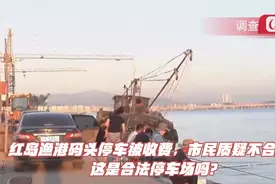 红岛渔港码头停车被收费，市民质疑不合规：这是合法停车场吗？视频封面