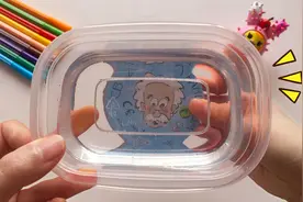 最简单的方法做液态玻璃，透过泥看图案毫无压力，越玩越大无硼砂