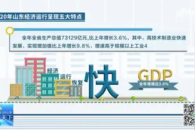 2020年山东GDP达73129亿元,同比增长3.6%，经济运行呈现五大特点视频封面