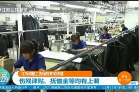 江苏调整工伤保险有关待遇：伤残津贴、抚恤金等均有上调！视频封面