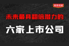 这6家上市公司，未来最具翻倍潜力视频封面