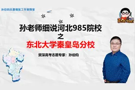 孙老师细说河北985院校之东北大学秦皇岛分校视频封面