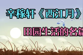 心情压抑时，就读稼轩词《西江月》，能使你的心境安静下来，大妙视频封面