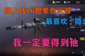 无道解说：新上线“16把紫色武器”，最喜欢“M4A1隐袭”，太帅啦视频封面