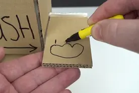 DIY 动手用纸板自制猫粮、狗粮分配器！！！