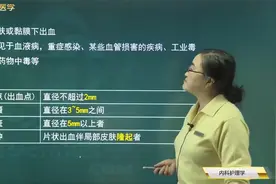 皮肤黏膜检查04出血：瘀点（出血点）、紫癜、瘀斑、血肿的判断