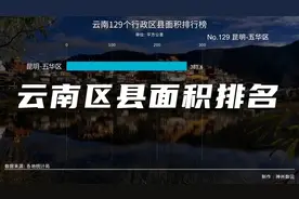 云南129个行政区县面积排名，你家乡排第几？视频封面