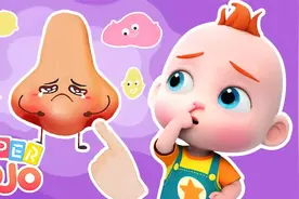 超级宝贝：宝贝感冒了，用手抠出一颗大鼻屎~视频封面