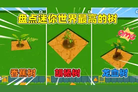 迷你世界：盘点迷你最高的树！最高的树是雨林乔木？这是真的吗？