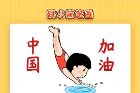 奥运会运动员跳水简笔画，简单又漂亮，儿童跳水主题简笔画教程视频封面