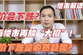 上海楼市再放“大招”！房价下跌是必然趋势？看看房产专家怎么说视频封面