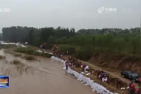 黄河齐河段迎大流量洪水，河务人员24小时驻守大堤，确保安全度汛视频封面