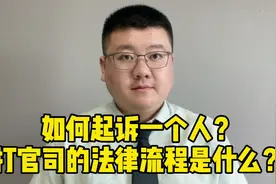 如何起诉一个人？打官司的法律流程是什么？视频封面