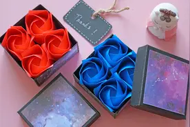 简约版的折纸玫瑰礼盒，教师节刚好可以送给老师，漂亮有心意！