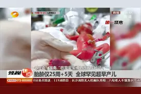 湖南“巴掌宝宝”出生仅400克！胎龄25周+5天，全球罕见超早产儿视频封面