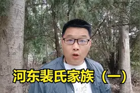 天下无二裴，是指山西河东的裴氏家族，怎么会是河南的？