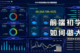 漂亮炫酷的大数据可视化看板视频封面