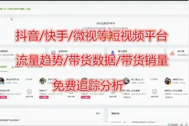 短视频流量数据分析，一个网站全搞定，免费使用视频封面
