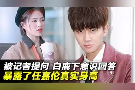 任嘉伦白鹿接受采访，白鹿无意中爆料任嘉伦秘密会送一个大钻戒