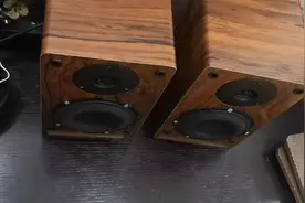 手工制作一对4寸书架音箱，看看怎么样，满满的成就感