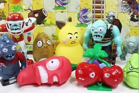 植物大战僵尸2模型玩具 火葫芦樱桃辣椒VS巨人僵尸 鳕鱼乐园视频封面