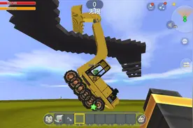 迷你世界：挖掘机大赛 小粉丝这沙雕的神操作 挖掘机还能这样玩儿