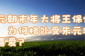 元朝末年大将王保保，为何格外受朱元璋喜爱？视频封面