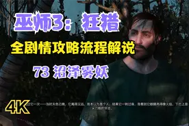 【4K】《巫师3：狂猎》全剧情攻略流程解说73 沼泽雾妖视频封面