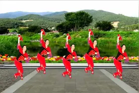 广场舞《大花轿》抱一抱那个抱一抱 抱着我那妹妹上花轿 欢快大气视频封面