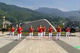 广场舞《 爱我中华》浙江省丽水市庆元县天天乐健身队